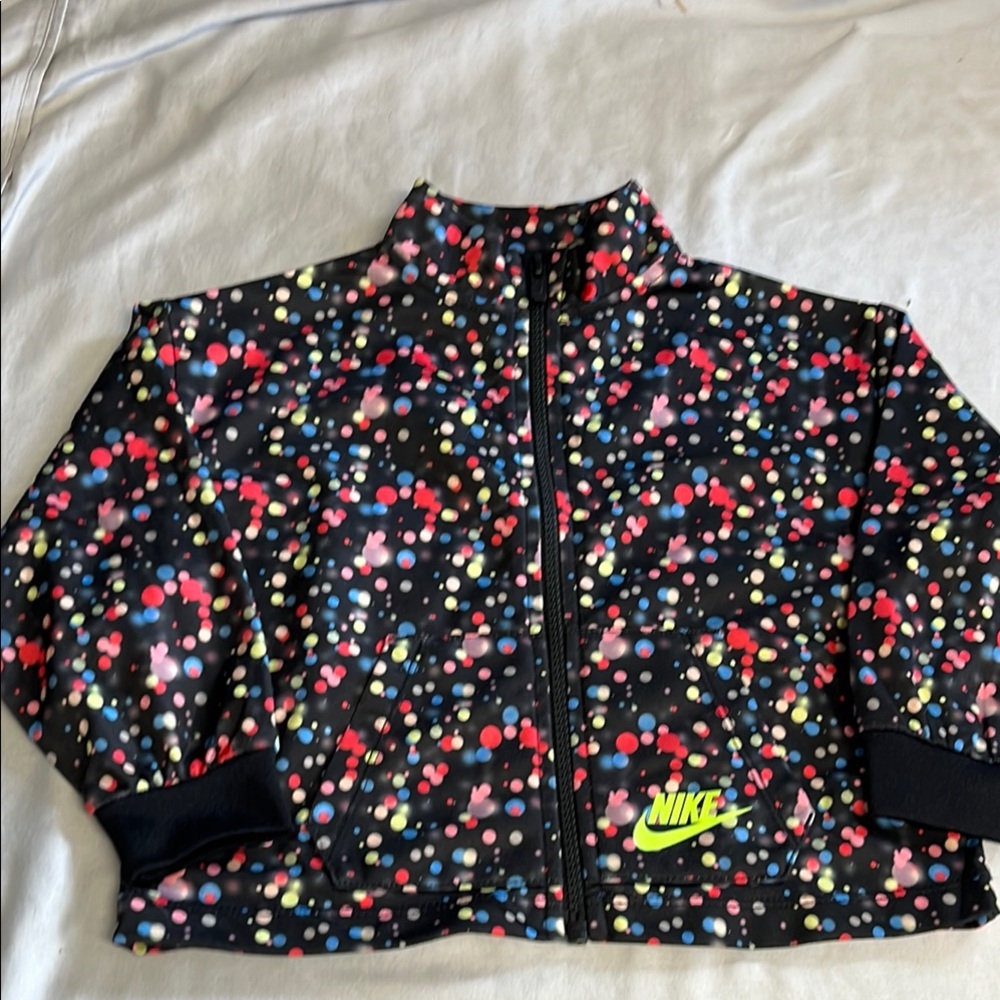 24M Nike Black and Red Puffer Jacket